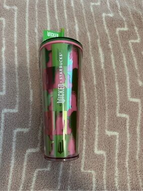 NWT Starbucks x Wicked Checkered Cold Cup Tumbler 24 oz Venti Target Exclusive